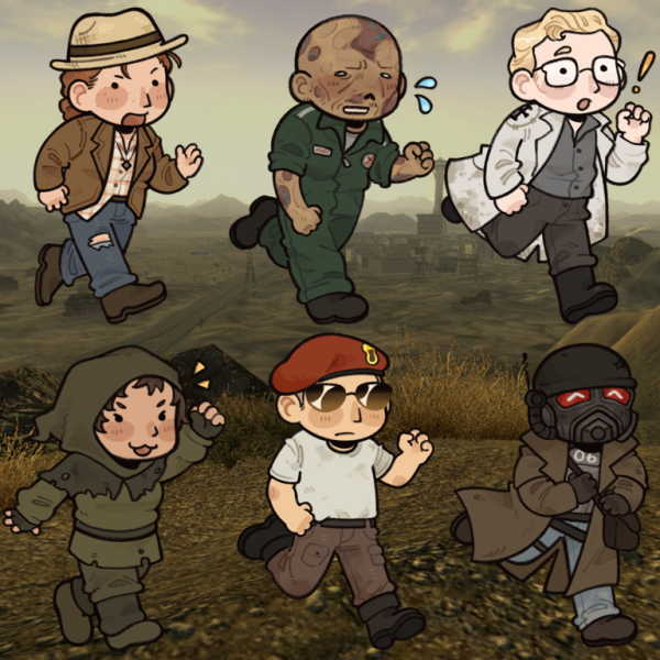 Fallout NV Companion Keychain Set