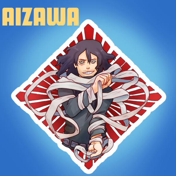 Aizawa Die Cut Sticker