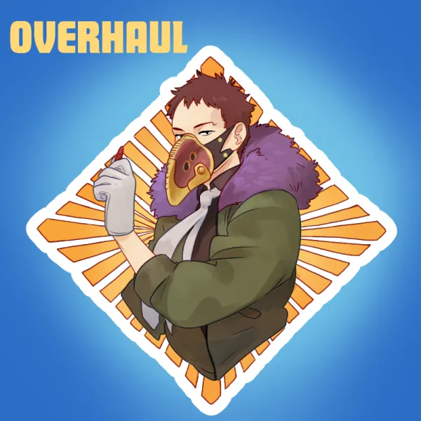 Overhaul Die Cut Sticker