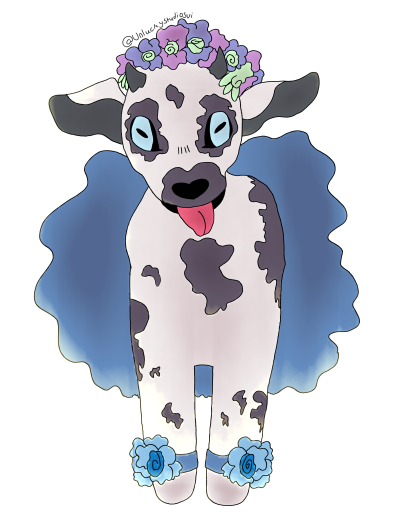 Lulu the Flower Goat