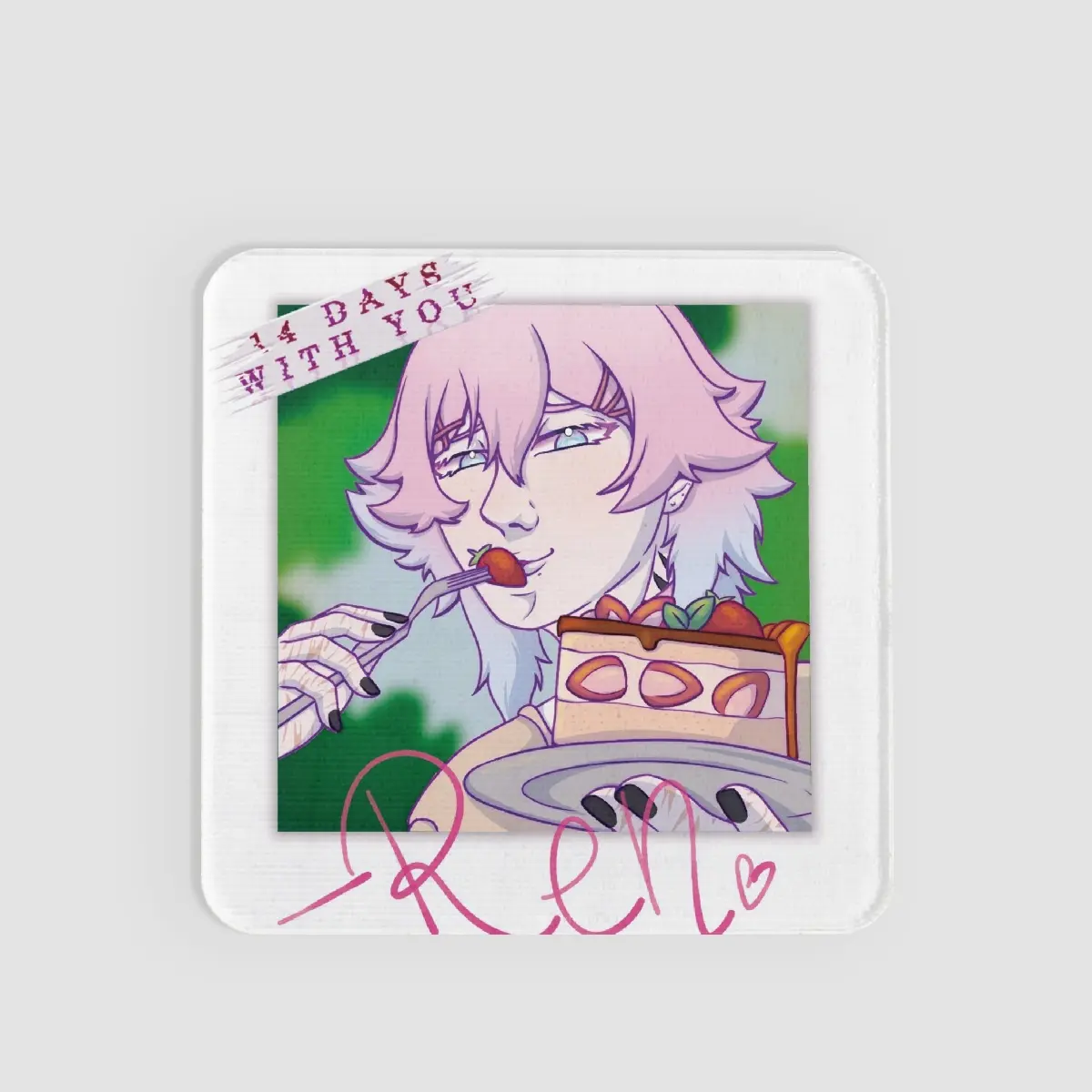 Lenticular Sticker - Ren/Redacted