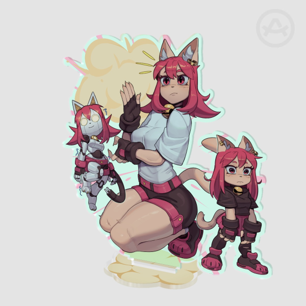 Abby, Abby and Abby Acrylic Standees