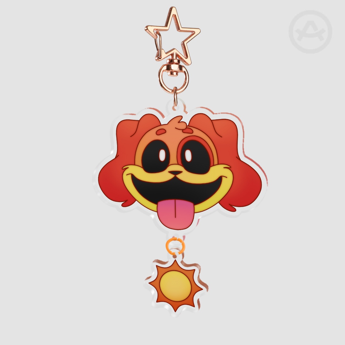 Dog day connection keychain