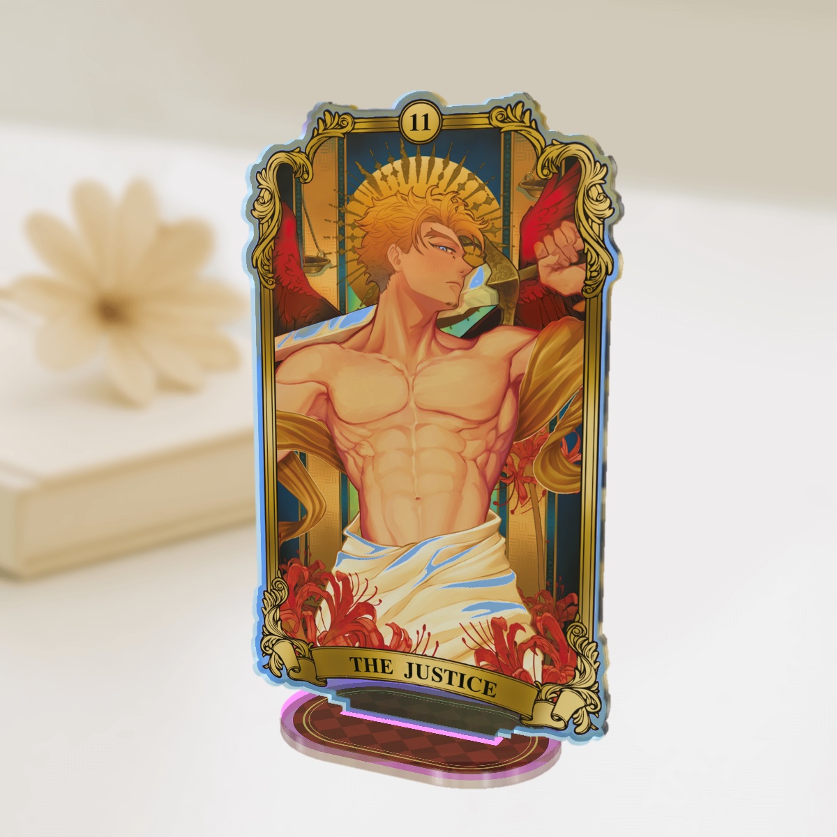 Tarot design - Hawks - The justice XII