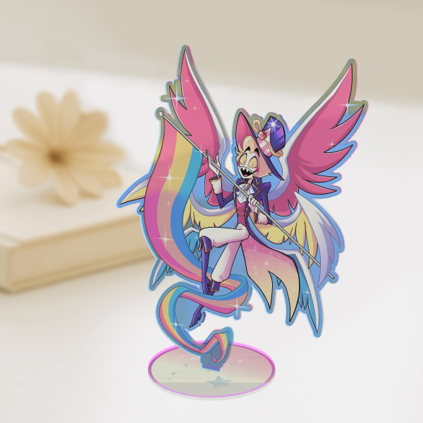 Pan-tastic Lucifer Rainbow Acrylic Standee