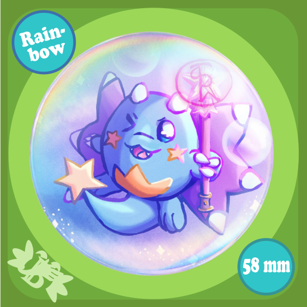 Aqua Magica - Chapa / Pin 58mm (Rainbow)