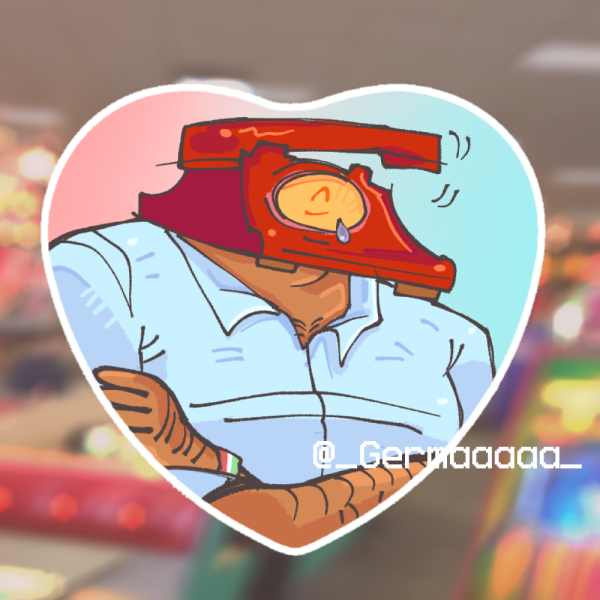 Peter Kennedy DSAF Heart button