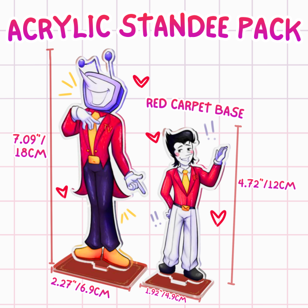 Spamtenna - Acrylic Standee Pack [Deltarune]