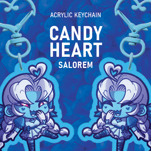 Candy Heart | Gjinka OC | Acrylic Keychain