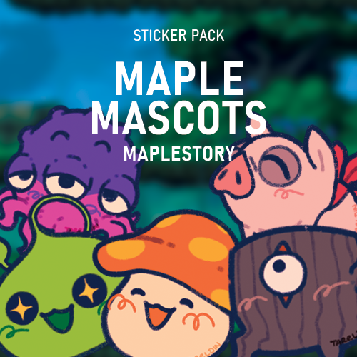 Cute Fantasy Monsters and Animals | MapleStory Nostalgia | Sticker Pack