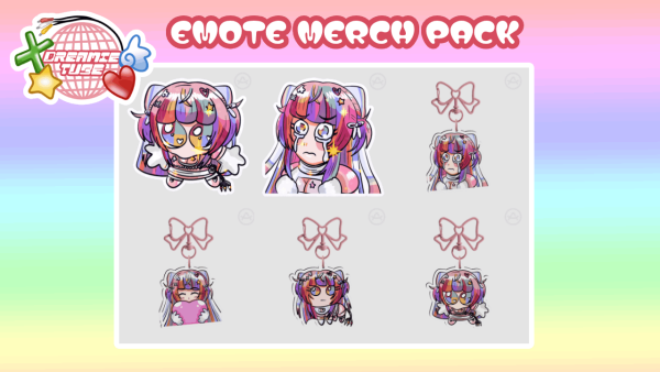 DreamieTube Emote Merch Pack