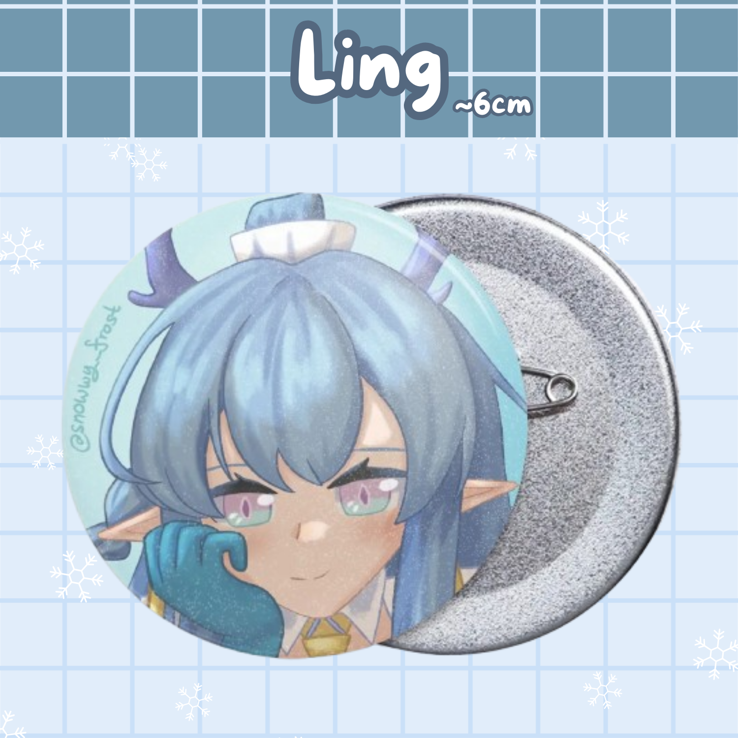 [Arknights] Button Pin - Ling