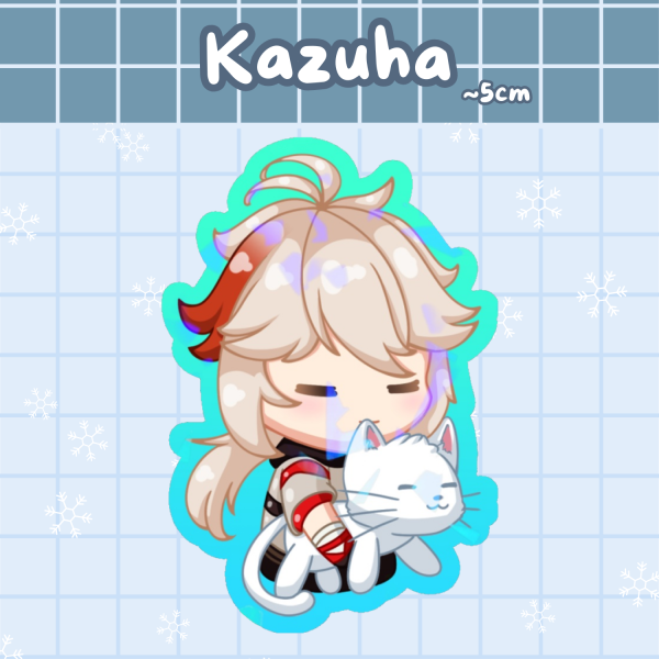 [Genshin] Die Cut Sticker - Kazuha Cat