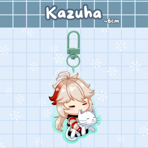 [Genshin] Keychain - Kazuha Cat