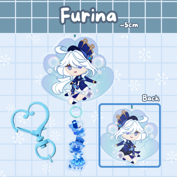 [Genshin] Connecting Keychain - Furina