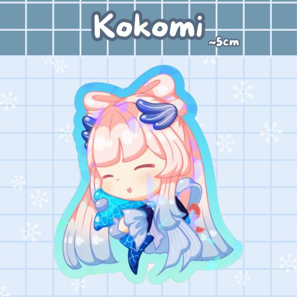 [Genshin] Die Cut Sticker - Kokomi Fish