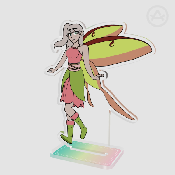 Dusty Clear Acrylic Standees