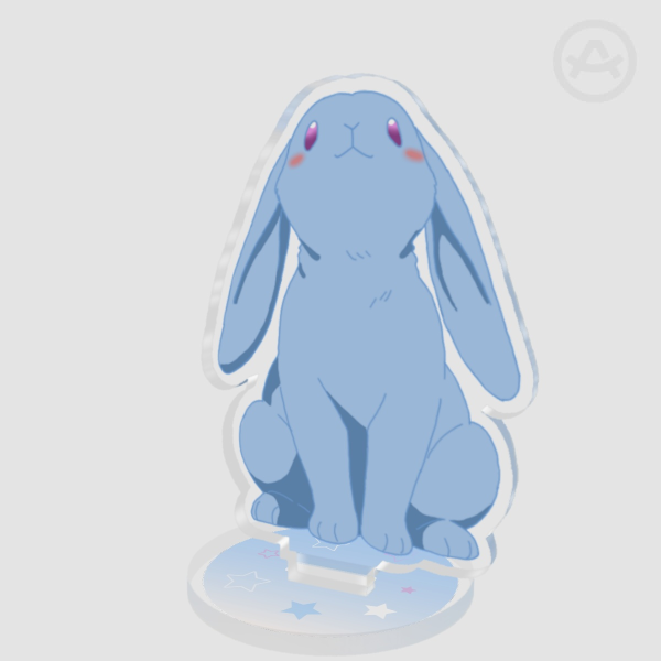 BlueLop Clear Acrylic Standee