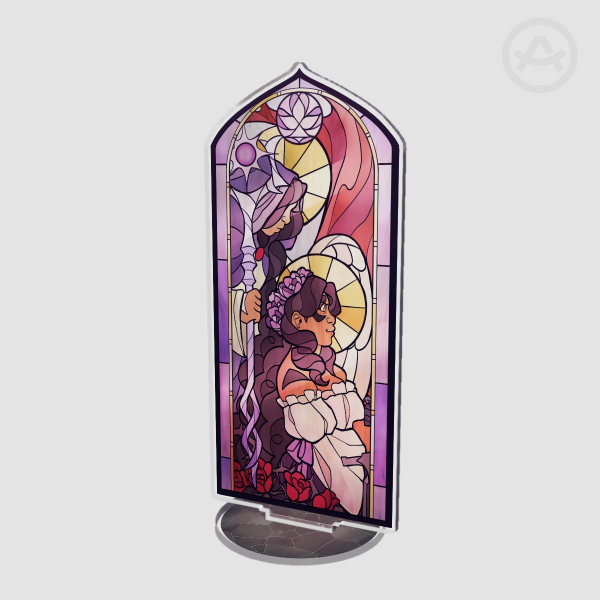 MCD Lady Aphmau Stained Glass Window Acrylic Standee