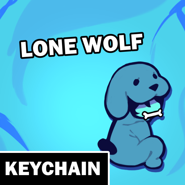 Lone Wolf- Puppy Kris Acrylic Keychain
