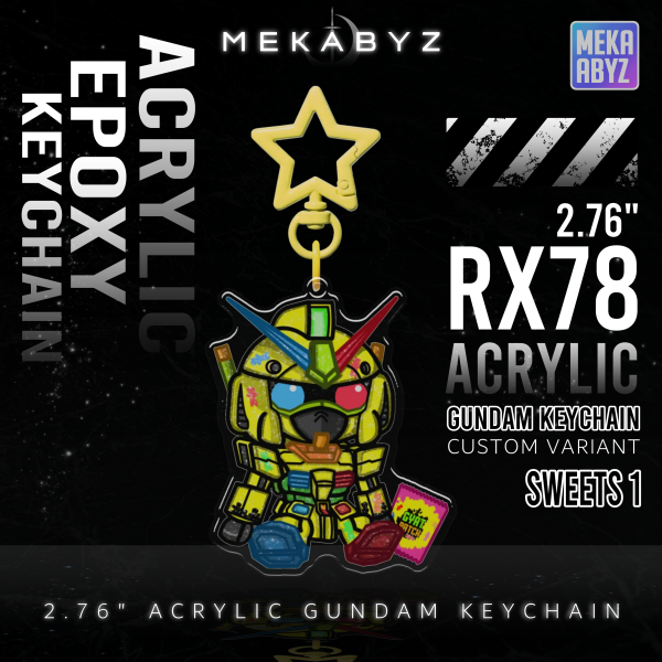RX78 Gundam Keychain MEKABYZ (Sweets 1)