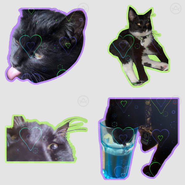 HALLOW EVE & GHOST'S WACKY STICKER COLLECTION !!!!!