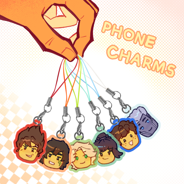 Ninjago Phone Charm Set