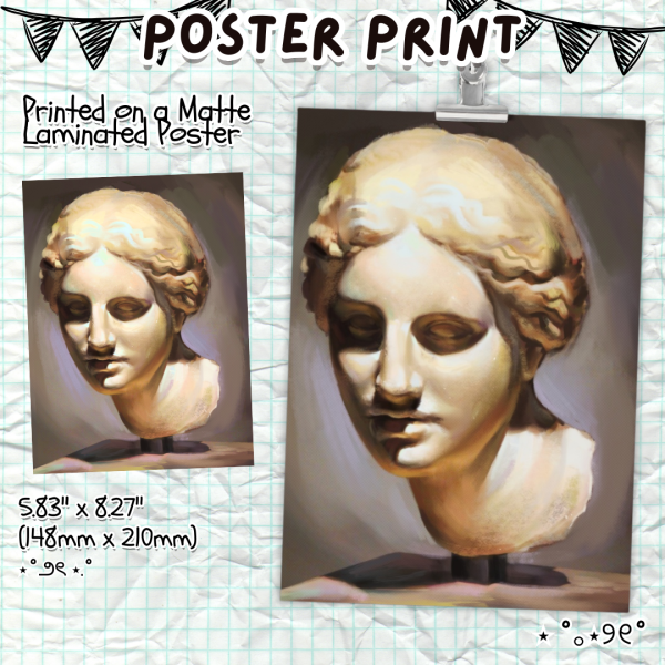 "statue" - Poster Print [Original]