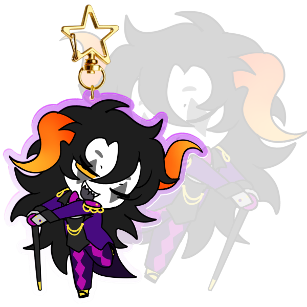 Marvus Xoloto Clear Acrylic Keychain