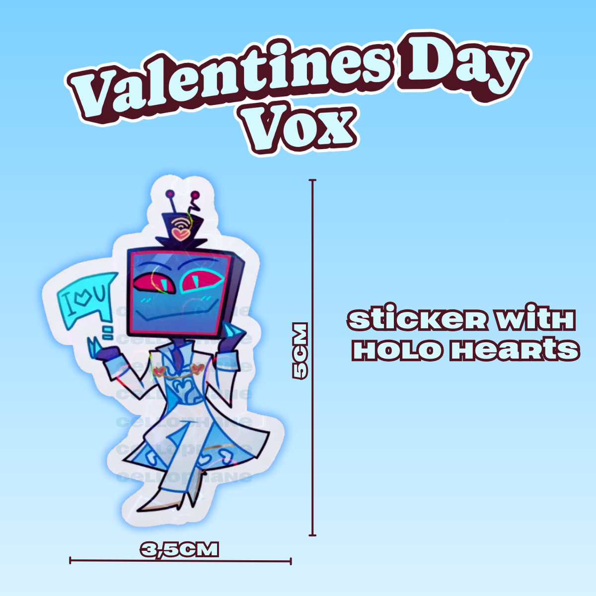 TRUE VOXTEK VALENTINES DAY STICKER
