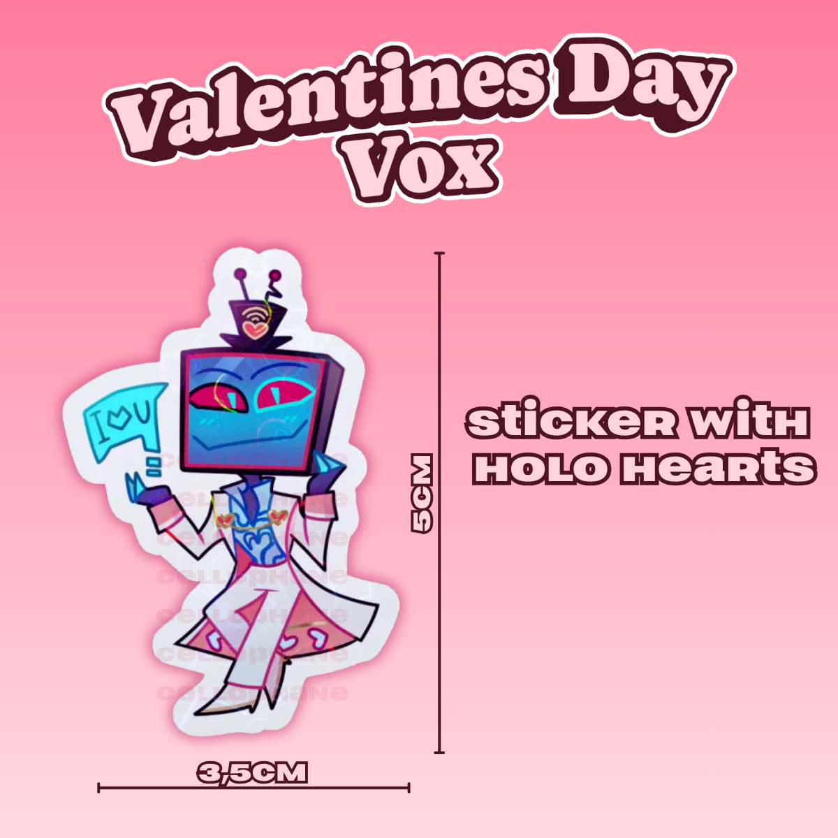 VALENTINES DAY VOX STICKER