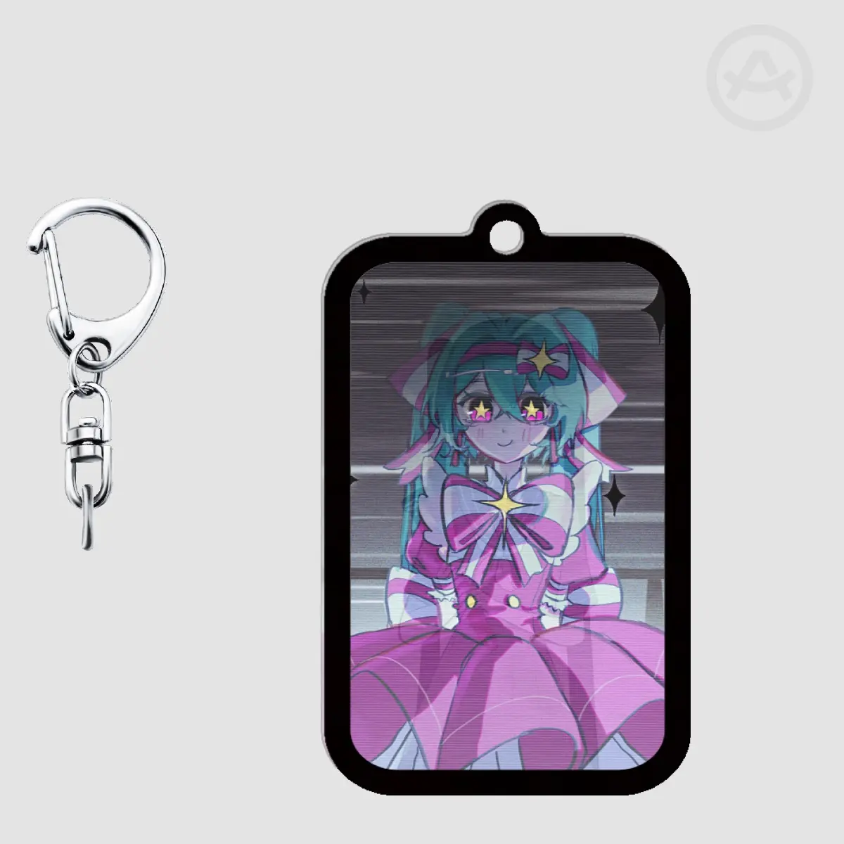 Retry Now Miku [Lenticular Keychain]