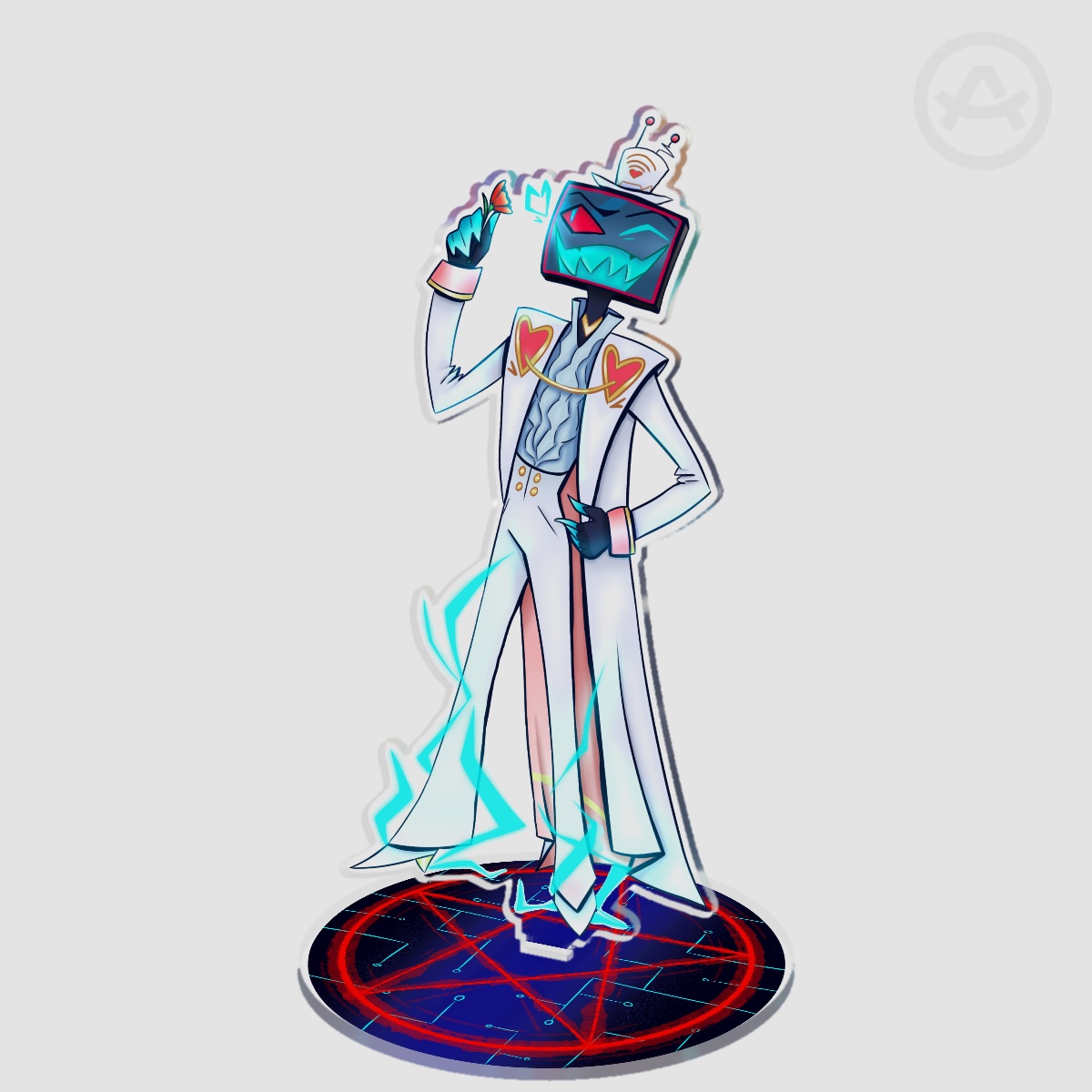 Vox(Valentine's) Standee-Normal Size-Hazbin Hotel 