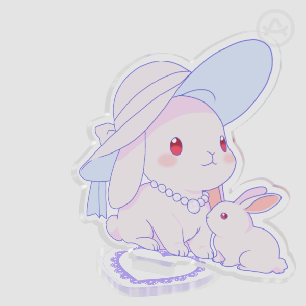 Pearly mother Clear Acrylic Standee