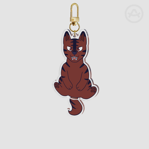 Akatora Tail Wagging Keychain