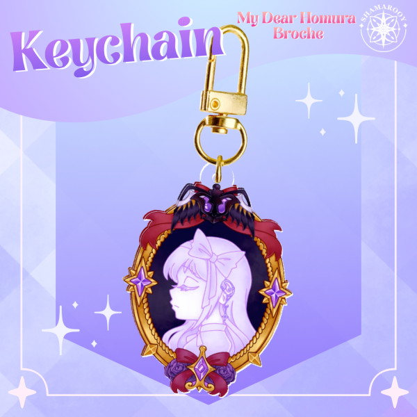 [Madoka Magica] Homura Broche Acrylic Keychain