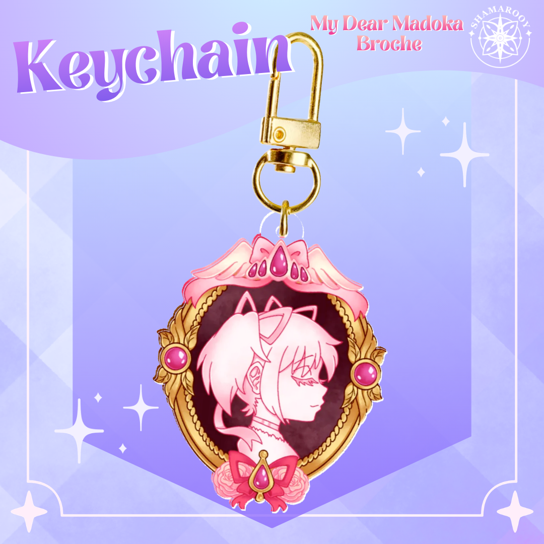 [Madoka Magica] Madoka Broche Acrylic Keychain
