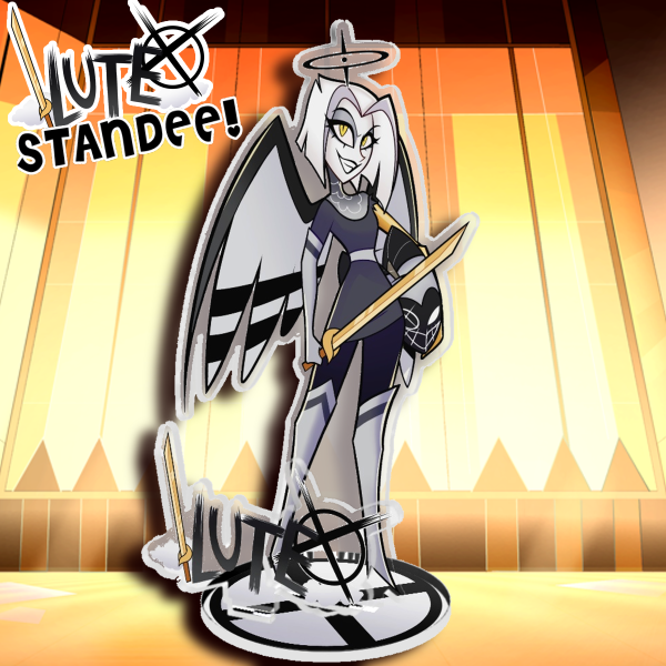 Lute Hazbin hotel Standee