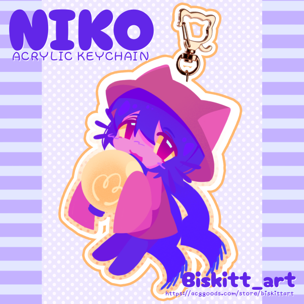 ONESHOT -Niko Keychain