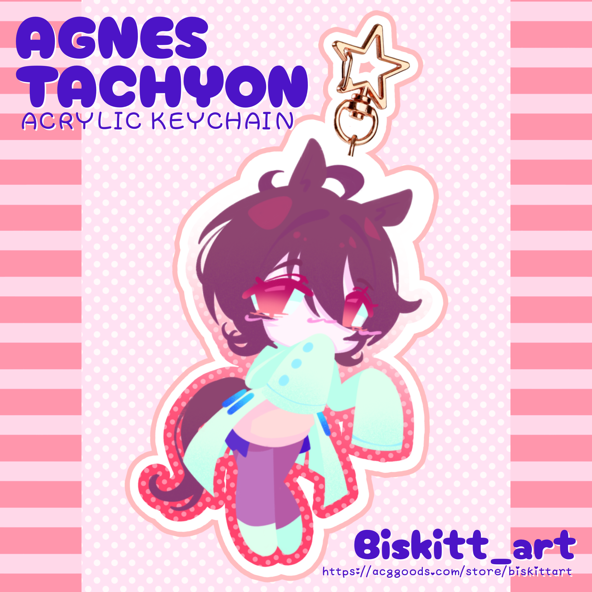 UMAMUSUME -Agnes Tachyon Keychain