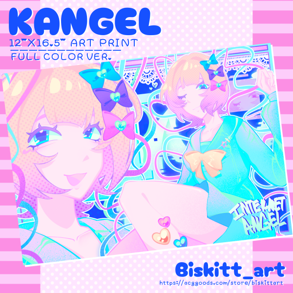 NEEDY STREAMER OVERLOAD -Kangel Art Print | Full Color Ver.