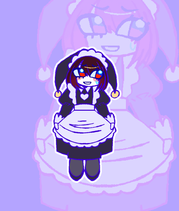 Pomni maid phonecharm