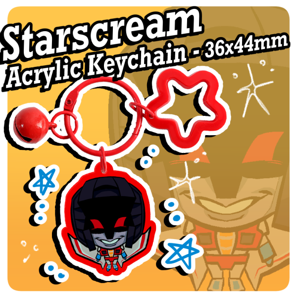 Starscream Acrylic keychain