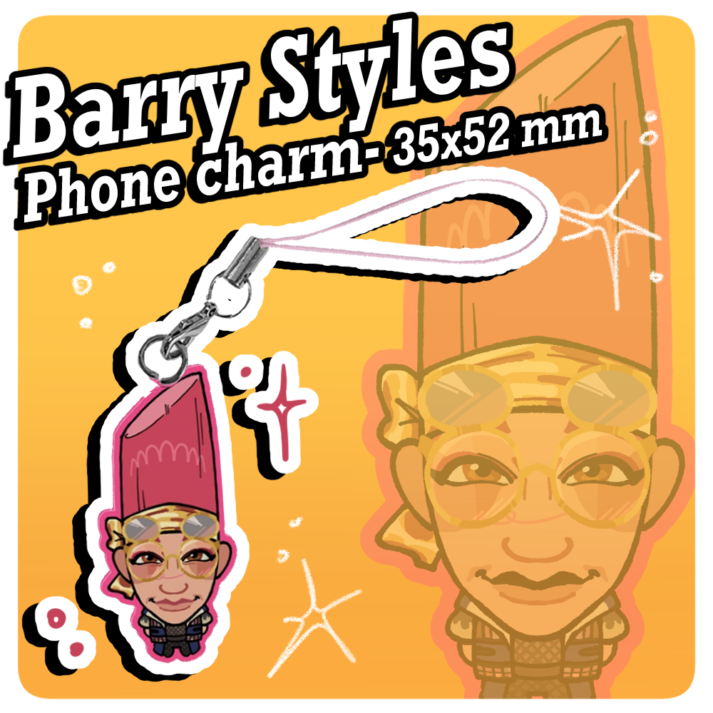 Barry Styles Phone Charm