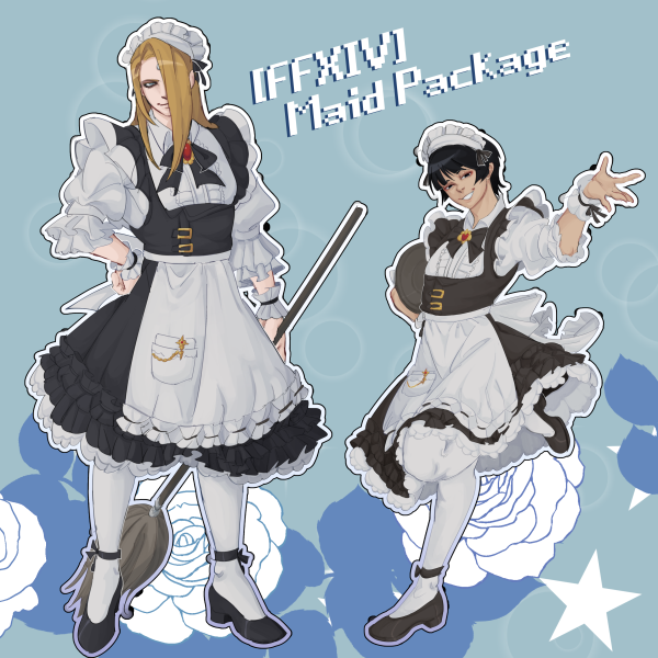 [FFXIV] Maid Package Standees
