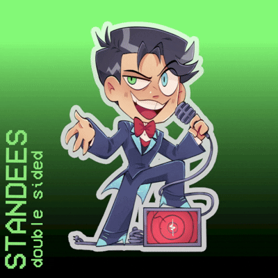 Alastor Human || Clear Acrylic Standees