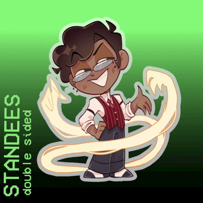 Alastor Human || Clear Acrylic Standees