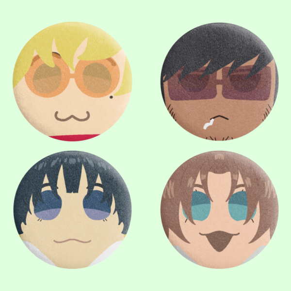 [TRIGUN] Polygun Plush Badge Bundle