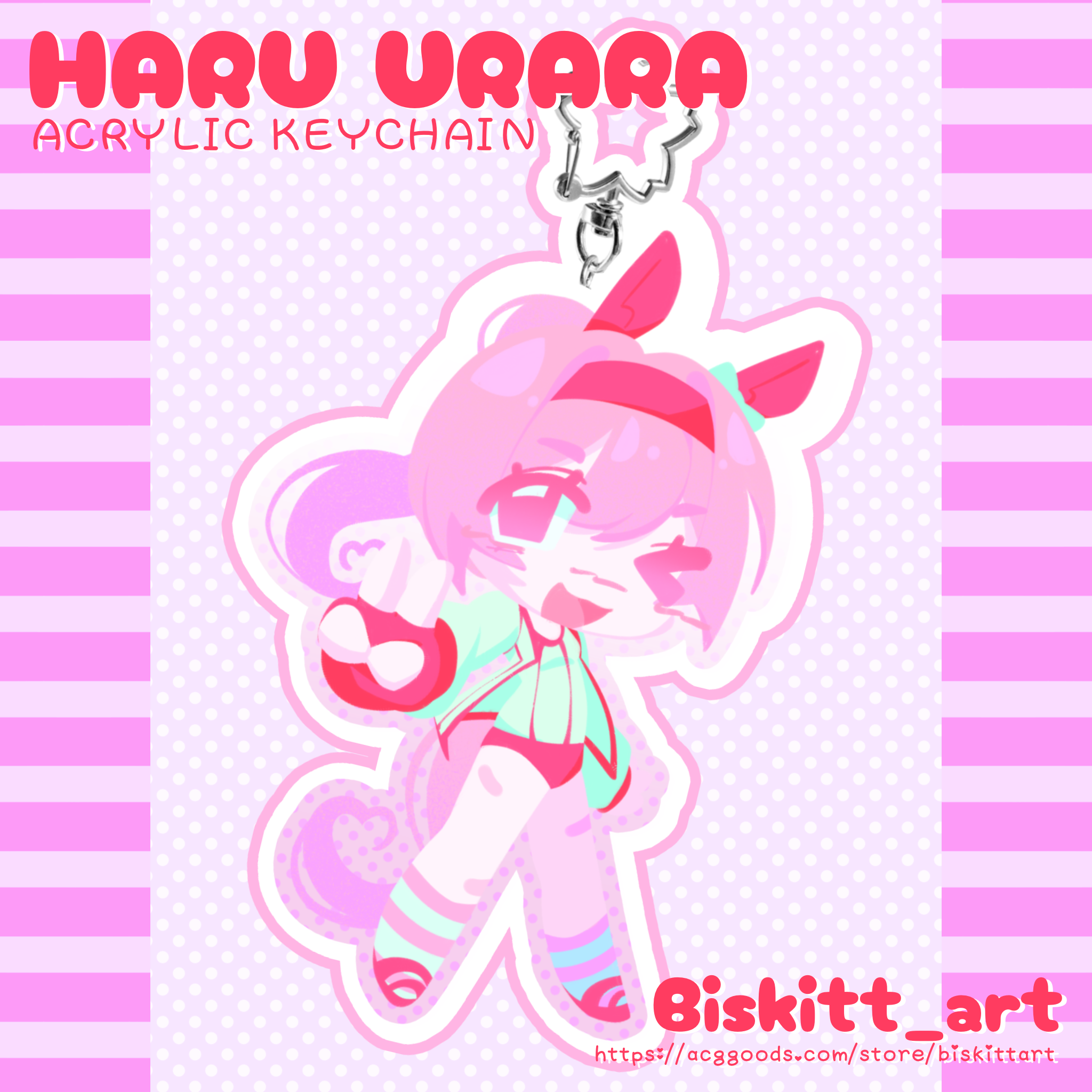 UMAMUSUME -Haru Urara Keychain