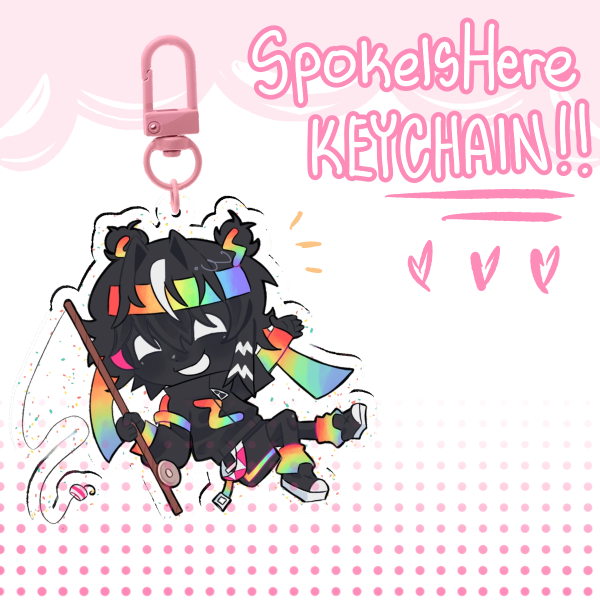 SpokeIsHere Keychain